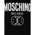 Moschino Bold Double Smiley Logo Black T-Shirt 222ZRJ07119039 1555